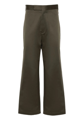 Thom Browne RWB-stripe straight-leg trousers - Green
