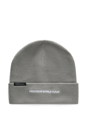 Peak Performance merino wool blend beanie hat - Grey