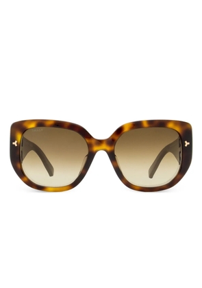 Bally butterfly-frame sunglasses - Brown