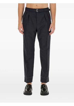Brioni Ischia belted trousers - Blue