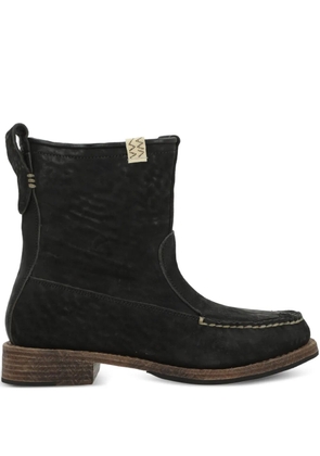 visvim leather boots - Black