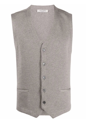 Fileria layered vest jumper - Neutrals