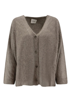 Nude V-neck button cardigan - Grey