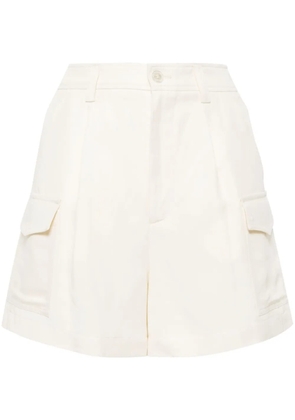 Woolrich pleated cargo shorts - Neutrals