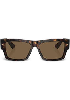 Dolce & Gabbana Eyewear tortoiseshell-effect square-frame sunglasses - Green