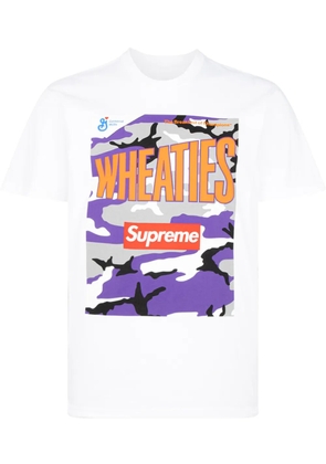Supreme x Wheaties Box Logo crew neck T-shirt - White