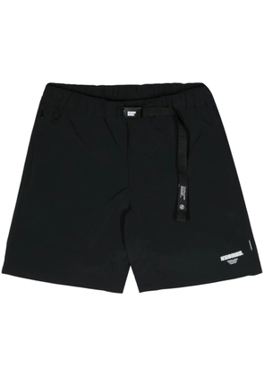 Neighborhood Multifunctional drawstring-waist shorts - Black