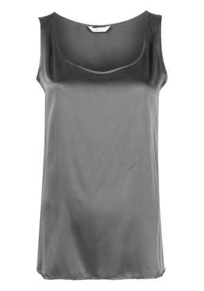 Max Mara square-neck sleeveless top - Grey