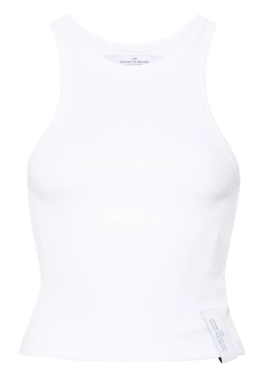 Rokh ribbed tank top - White