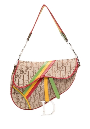 Christian Dior Pre-Owned 2004 pre-owned Rasta Trotter Saddle shoulder bag - Brown