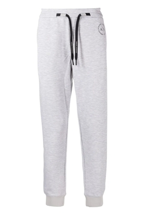 Armani Exchange logo-print track pants - Grey