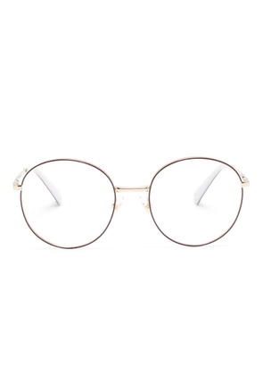 Miu Miu Eyewear round-frame glasses - Red