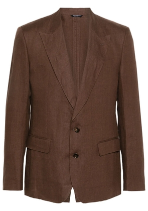 Dolce & Gabbana single-breasted blazer - Brown