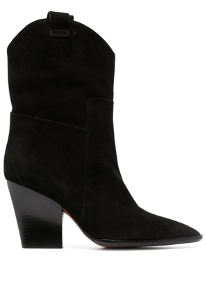 Santoni Western 90mm ankle boots - Black
