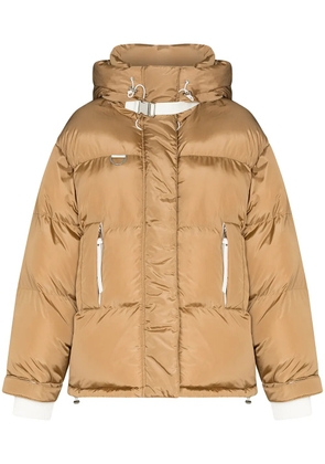 Shoreditch Ski Club Willow high-neck puffer jacket - Neutrals