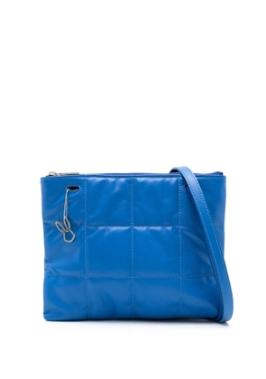 Gloria Coelho quilted leather crossbody bag - Blue