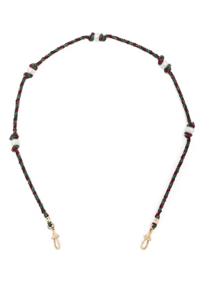 Marie Lichtenberg 14kt yellow gold Mauli Silky braided necklace