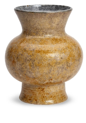 1882 Ltd Jesture Honey abstract-pattern print vase (24cm) - Brown