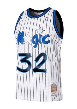Mitchell & Ness pinstripe Magic jersey - White