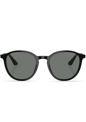 Giorgio Armani round-frame sunglasses - Black