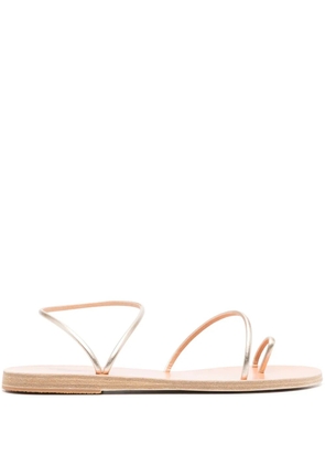 Ancient Greek Sandals Chora metallic-finish sandals - Gold
