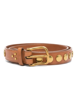 Jérôme Dreyfuss studded belt - Brown