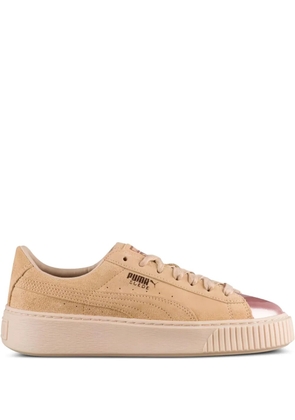 PUMA suede platform sneakers - Neutrals