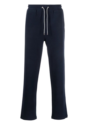 Corneliani straight-leg drawstring track pants - Blue