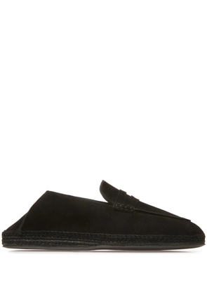 Bally round-toe slip-on espadrilles - Black