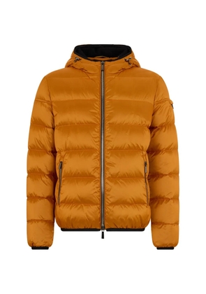 Moorer hooded padded jacket - Orange