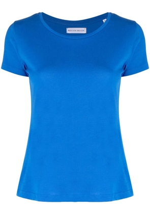 Madison.Maison short-sleeved cotton-jersey T-shirt - Blue
