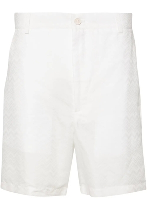 Missoni zigzag-jacquard bermuda shorts - White