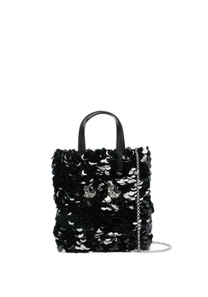Anya Hindmarch mini Eyes tote bag - Black