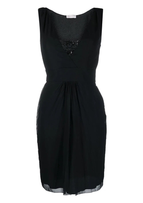 Valentino Garavani Pre-Owned 1990s lace-detailing sleeveless dress - Black