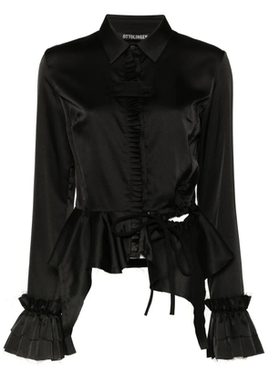 Ottolinger ruffled shirt - Black