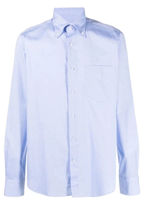Orian long sleeve cotton shirt - Blue