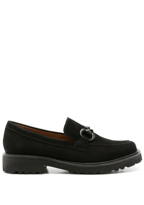Sarah Chofakian Betsy suede loafers - Black