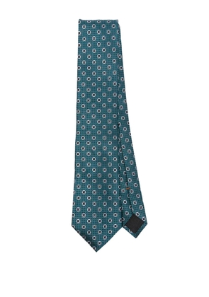Zegna textured tie - Green