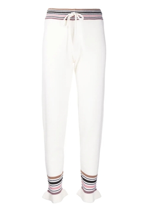 Madeleine Thompson Aquarius track pants - White