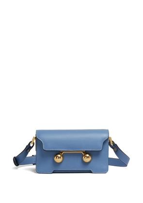 Marni mini Trunkaroo leather shoulder bag - Blue