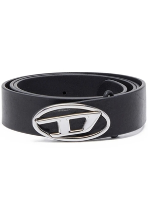 Diesel 1DR logo-buckle belt - Black