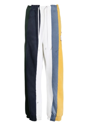 Maison MIHARA YASUHIRO colour-block panelled cotton track pants - Blue