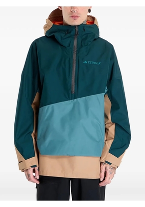 adidas colour-block coat - Green