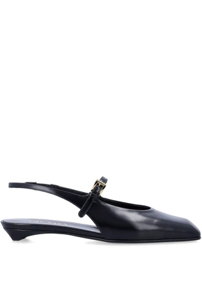 Prada leather slingback ballet flats - Black