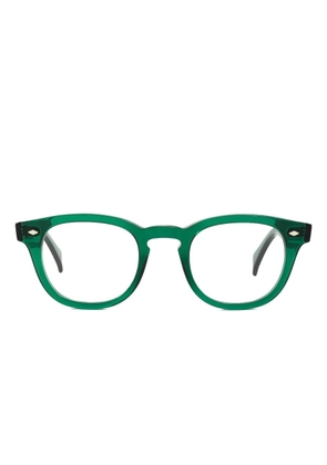 Kador Woody round-frame glasses - Green