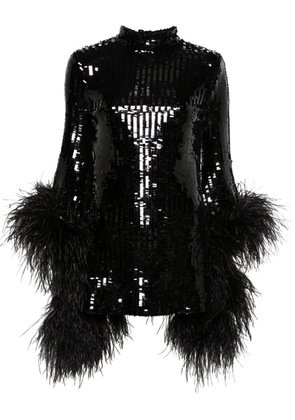 Taller Marmo Del Rio Disco sequinned mini dress - Black