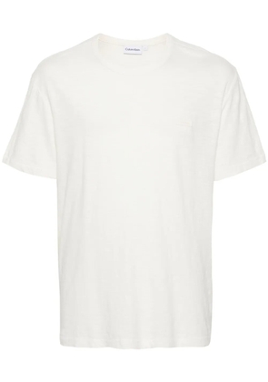 Calvin Klein logo-detail T-shirt - White