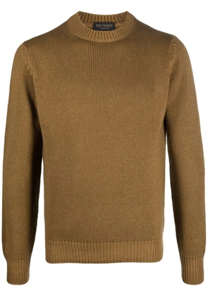 Dell'oglio round-neck knit jumper - Brown