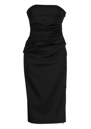 Maticevski ruched strapless dress - Black