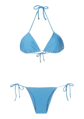 Amir Slama halterneck triangle bikini - Blue